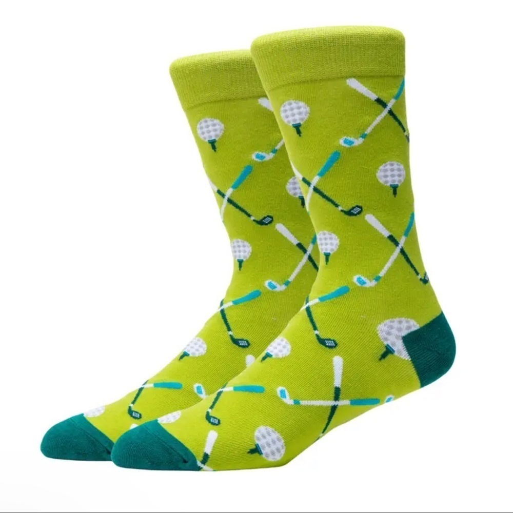 Men’s business casual golf socks NEW